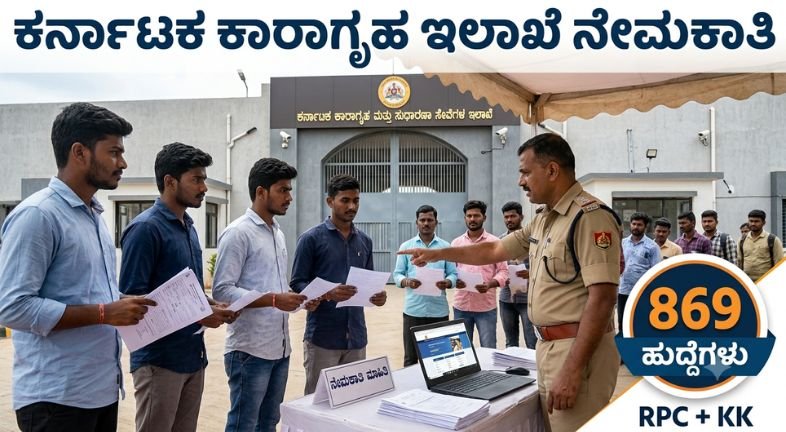 ಕರ್ನಾಟಕ ಕಾರಾಗೃಹ ಇಲಾಖೆ ನೇಮಕಾತಿ 2026
