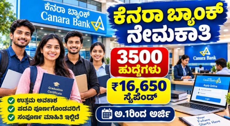 Canara Bank Apprentice Recruitment 2026